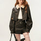 Boa Leather Short Jacket＆Leather Pants MAM0008