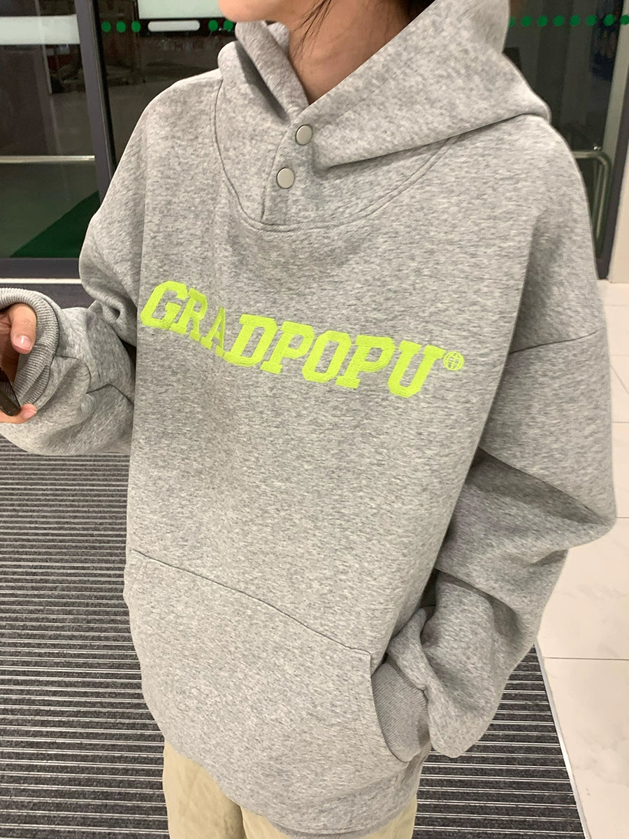 Oversize Logo Sweat Hoodie ANS0001