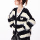 Stripe Lazy Knit Cardigan ZZF0092