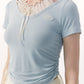 Ruffled Neck Tops ZZF0142