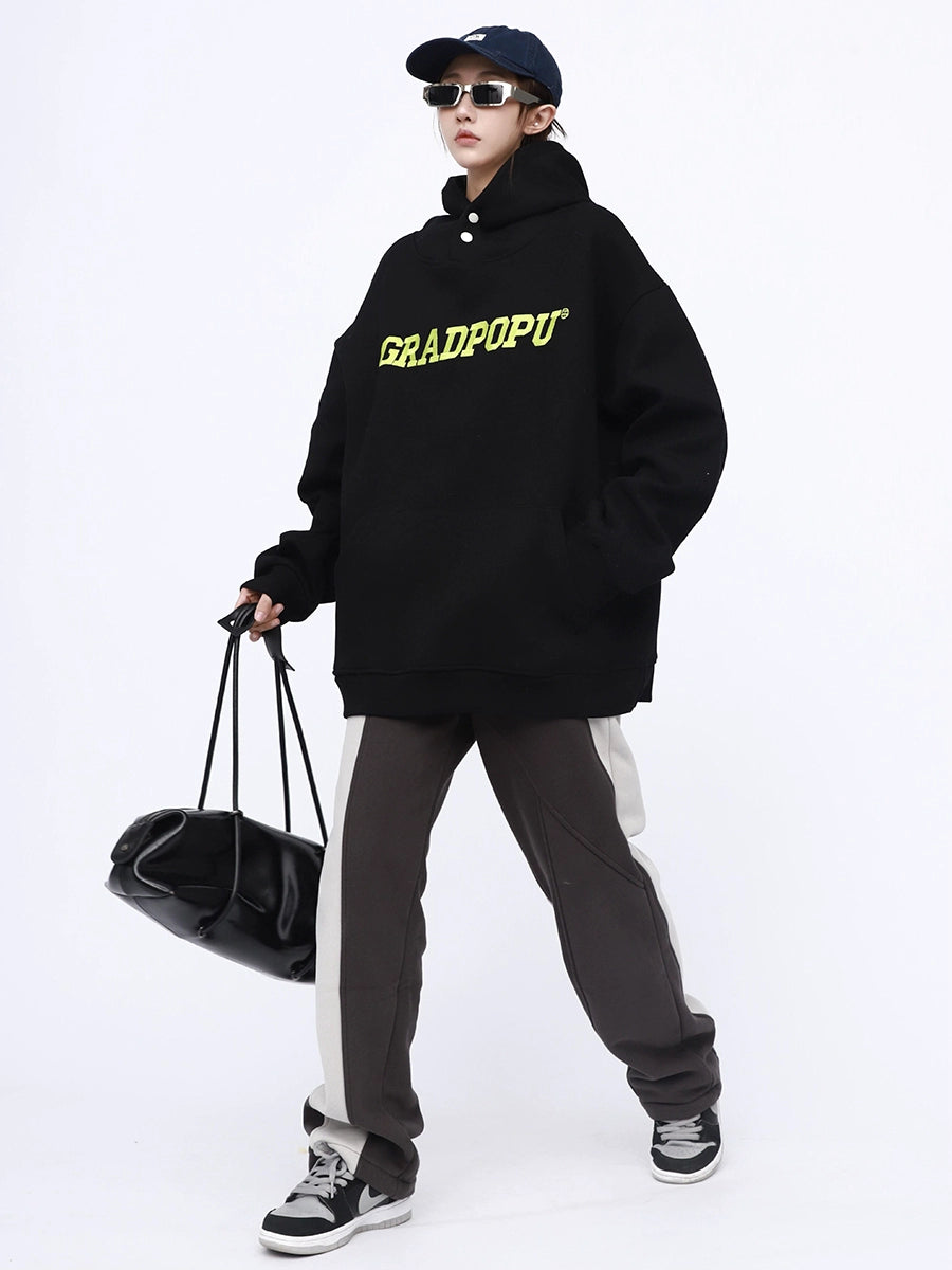 Oversize Logo Sweat Hoodie ANS0001