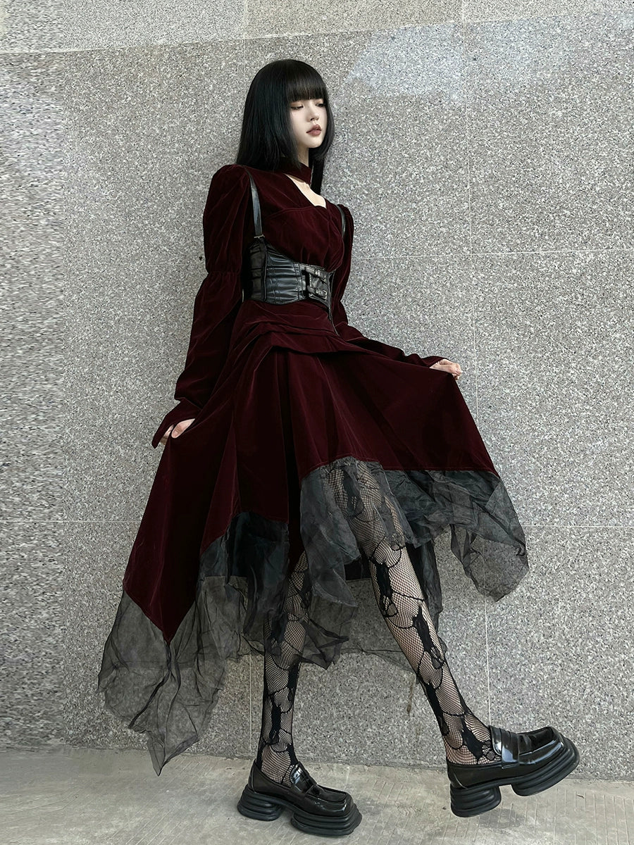 Retro Gothic Dress lgh0005