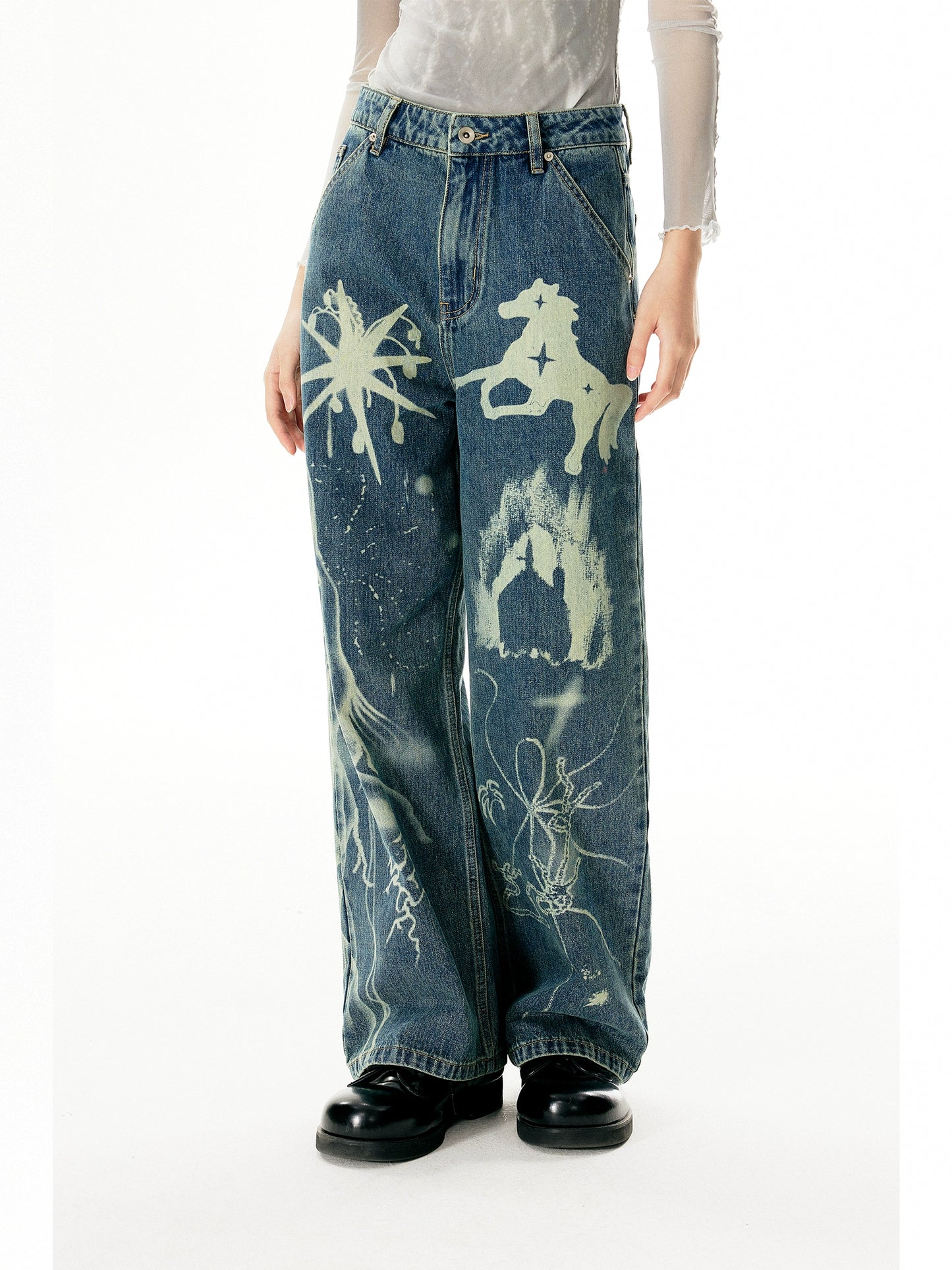 Dream Vintage Loose Straight Jeans ART0008